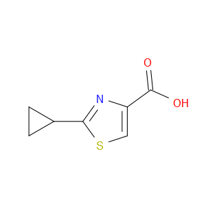 2-CYCLOPROPYL-1,3-THIAZOLE-4-CARBOXYLIC ACID - Click Image to Close