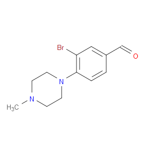 3-BROMO-4-(4-METHYLPIPERAZIN-1-YL)BENZALDEHYDE - Click Image to Close