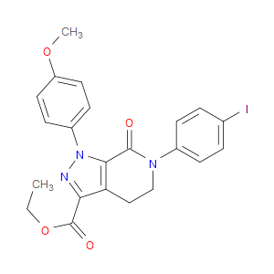 ETHYL 6-(4-IODOPHENYL)-1-(4-METHOXYPHENYL)-7-OXO-4,5,6,7-TETRAHYDRO-1H-PYRAZOLO[3,4-C]PYRIDINE-3-CARBOXYLATE
