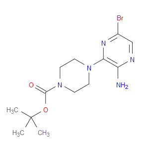 1-BOC-4-(3-AMINO-6-BROMOPYRAZIN-2-YL)PIPERAZINE