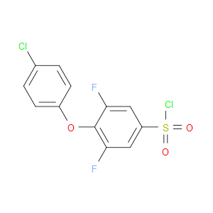 4-(4-CHLOROPHENOXY)-3,5-DIFLUOROBENZENE-1-SULFONYLCHLORIDE