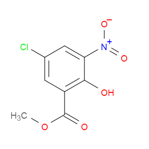 METHYL 5-CHLORO-2-HYDROXY-3-NITROBENZOATE