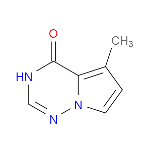 5-METHYLPYRROLO[2,1-F][1,2,4]TRIAZIN-4(1H)-ONE - Click Image to Close