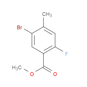 METHYL 5-BROMO-2-FLUORO-4-METHYLBENZOATE