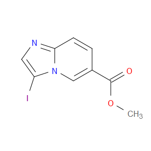 METHYL 3-IODOIMIDAZO[1,2-A]PYRIDINE-6-CARBOXYLATE - Click Image to Close