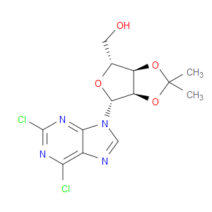2,6-DICHLORO-9-[2,3-O-(1-METHYLETHYLIDENE)-BETA-D-RIBOFURANOSYL]-9H-PURINE