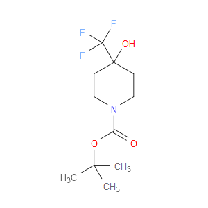 TERT-BUTYL 4-HYDROXY-4-(TRIFLUOROMETHYL)PIPERIDINE-1-CARBOXYLATE