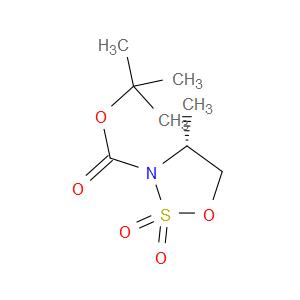 TERT-BUTYL (R)-4-METHYL-2,2-DIOXO-[1,2,3]OXATHIAZOLIDINE-3-CARBOXYLATE - Click Image to Close