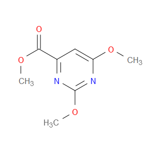 METHYL 2,6-DIMETHOXYPYRIMIDINE-4-CARBOXYLATE - Click Image to Close