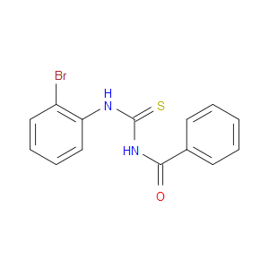 N-((2-BROMOPHENYL)CARBAMOTHIOYL)BENZAMIDE
