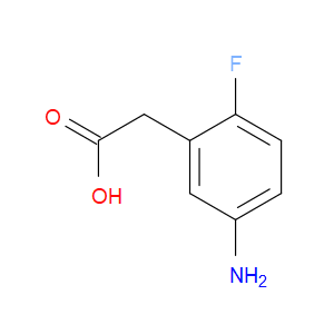 5-AMINO-2-FLUOROPHENYLACETIC ACID - Click Image to Close