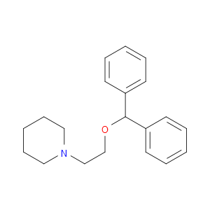1-(2-BENZHYDRYLOXYETHYL)PIPERIDINE