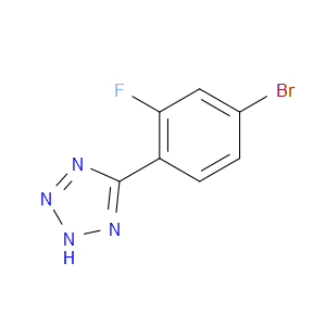 5-(4-BROMO-2-FLUOROPHENYL)-2H-TETRAZOLE