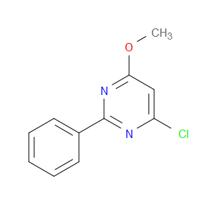 4-CHLORO-6-METHOXY-2-PHENYLPYRIMIDINE