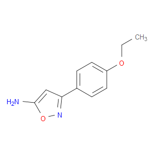3-(4-ETHOXYPHENYL)-1,2-OXAZOL-5-AMINE - Click Image to Close