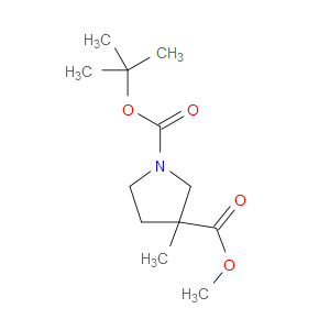 1-TERT-BUTYL 3-METHYL 3-METHYLPYRROLIDINE-1,3-DICARBOXYLATE