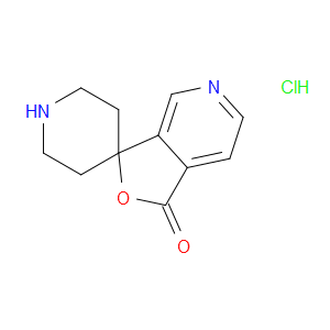 1H-SPIRO[FURO[3,4-C]PYRIDINE-3,4'-PIPERIDIN]-1-ONE HYDROCHLORIDE