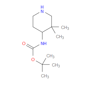 TERT-BUTYL N-(3,3-DIMETHYLPIPERIDIN-4-YL)CARBAMATE