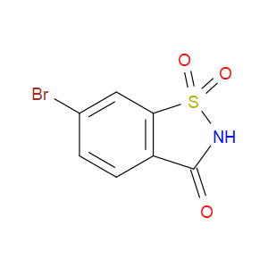 6-BROMOBENZO[D]ISOTHIAZOL-3(2H)-ONE 1,1-DIOXIDE - Click Image to Close