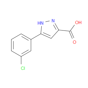 5-(3-CHLOROPHENYL)-1H-PYRAZOLE-3-CARBOXYLIC ACID