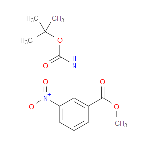 METHYL 2-((TERT-BUTOXYCARBONYL)AMINO)-3-NITROBENZOATE