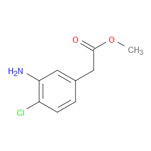 METHYL 2-(3-AMINO-4-CHLOROPHENYL)ACETATE