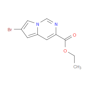 ETHYL 6-BROMOPYRROLO[1,2-C]PYRIMIDINE-3-CARBOXYLATE