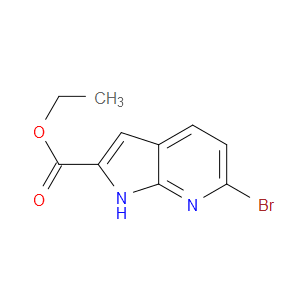 ETHYL 6-BROMO-1H-PYRROLO[2,3-B]PYRIDINE-2-CARBOXYLATE