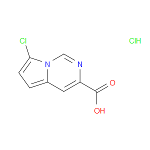 7-CHLOROPYRROLO[1,2-C]PYRIMIDINE-3-CARBOXYLIC ACID HYDROCHLORIDE - Click Image to Close