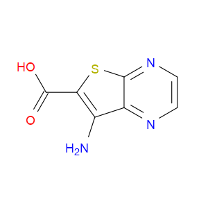 7-AMINOTHIENO[2,3-B]PYRAZINE-6-CARBOXYLIC ACID - Click Image to Close