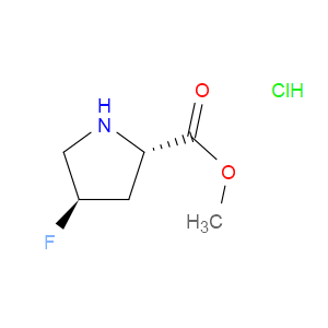 (2S,4R)-METHYL 4-FLUOROPYRROLIDINE-2-CARBOXYLATE HYDROCHLORIDE