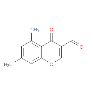 5,7-DIMETHYL-4-OXO-4H-CHROMENE-3-CARBALDEHYDE