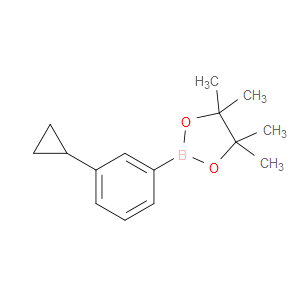 2-(3-CYCLOPROPYLPHENYL)-4,4,5,5-TETRAMETHYL-1,3,2-DIOXABOROLANE