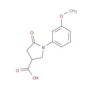1-(3-METHOXYPHENYL)-5-OXOPYRROLIDINE-3-CARBOXYLIC ACID