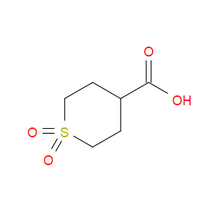 TETRAHYDRO-2H-THIOPYRAN-4-CARBOXYLIC ACID 1,1-DIOXIDE - Click Image to Close
