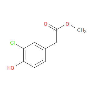 METHYL 3-CHLORO-4-HYDROXYPHENYLACETATE - Click Image to Close