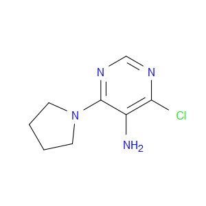 4-CHLORO-6-(PYRROLIDIN-1-YL)PYRIMIDIN-5-AMINE