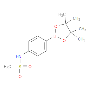 N-(4-(4,4,5,5-TETRAMETHYL-1,3,2-DIOXABOROLAN-2-YL)PHENYL)METHANESULFONAMIDE