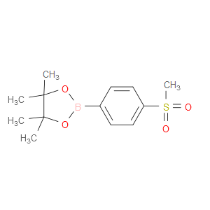4,4,5,5-TETRAMETHYL-2-(4-(METHYLSULFONYL)PHENYL)-1,3,2-DIOXABOROLANE