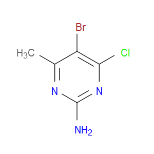 5-BROMO-4-CHLORO-6-METHYLPYRIMIDIN-2-AMINE - Click Image to Close