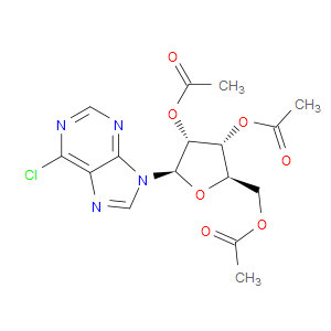 (2R,3R,4R,5R)-2-(ACETOXYMETHYL)-5-(6-CHLORO-9H-PURIN-9-YL)TETRAHYDROFURAN-3,4-DIYL DIACETATE
