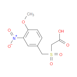 2-((4-METHOXY-3-NITROBENZYL)SULFONYL)ACETIC ACID