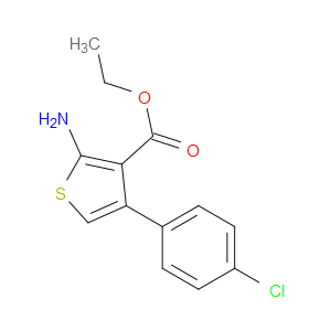 ETHYL 2-AMINO-4-(4-CHLOROPHENYL)THIOPHENE-3-CARBOXYLATE