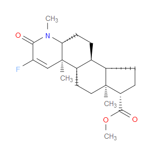 METHYL (4AS,4BS,6AS,7S,9AS,9BS,11AR)-3-FLUORO-1,4A,6A-TRIMETHYL-2-OXO-2,4A,4B,5,6,6A,7,8,9,9A,9B,10,11,11A-TETRADECAHYDRO-1H-INDENO[5,4-F]QUINOLINE-7-CARBOXYLATE