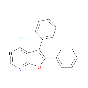 4-CHLORO-5,6-DIPHENYLFURO[2,3-D]PYRIMIDINE