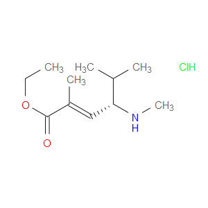 (S,E)-ETHYL 2,5-DIMETHYL-4-(METHYLAMINO)HEX-2-ENOATE HYDROCHLORIDE