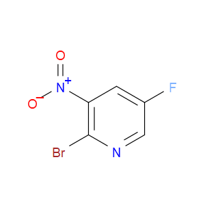 2-BROMO-5-FLUORO-3-NITROPYRIDINE