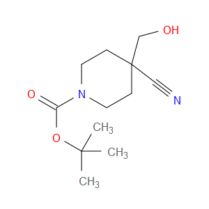 TERT-BUTYL 4-CYANO-4-(HYDROXYMETHYL)PIPERIDINE-1-CARBOXYLATE