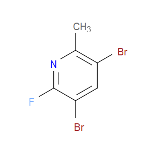3,5-DIBROMO-2-FLUORO-6-METHYLPYRIDINE