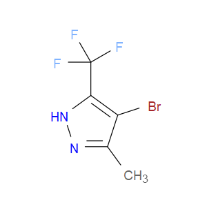 4-BROMO-5-METHYL-3-(TRIFLUOROMETHYL)-1H-PYRAZOLE - Click Image to Close